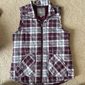 Maurice’s Plaid Vest